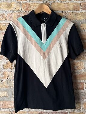Miles Kane x Fred Perry Colorblock Polo Small